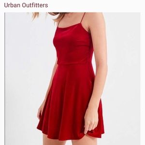 red mini urban outfitters dress perfect condition